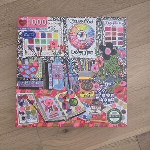 EEBOO | NWT Colorful Artist Studio 1000-Piece Puzzle